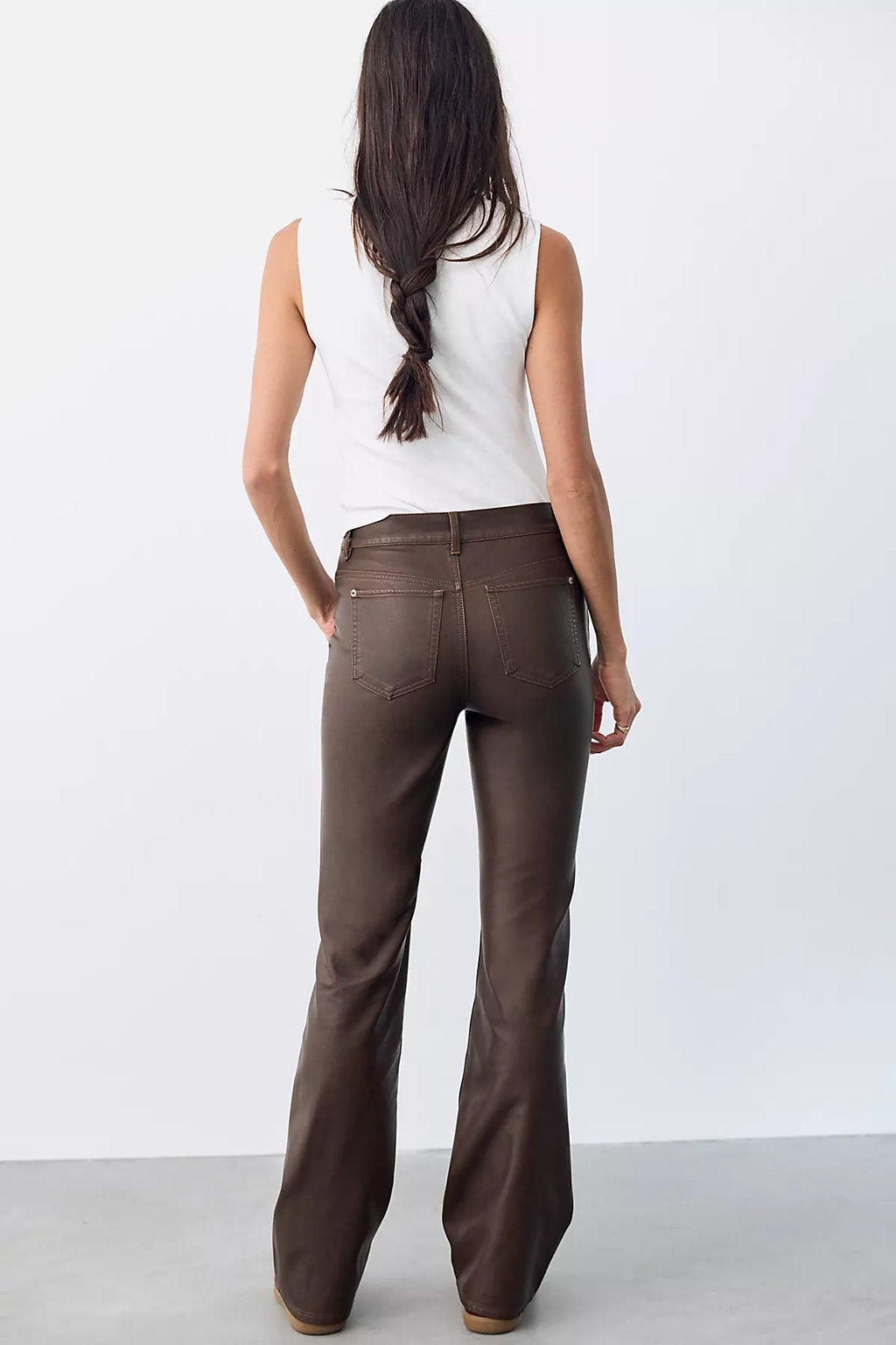 We The Free Double Knot High-Rise Vegan Straight Bootcut Jeans