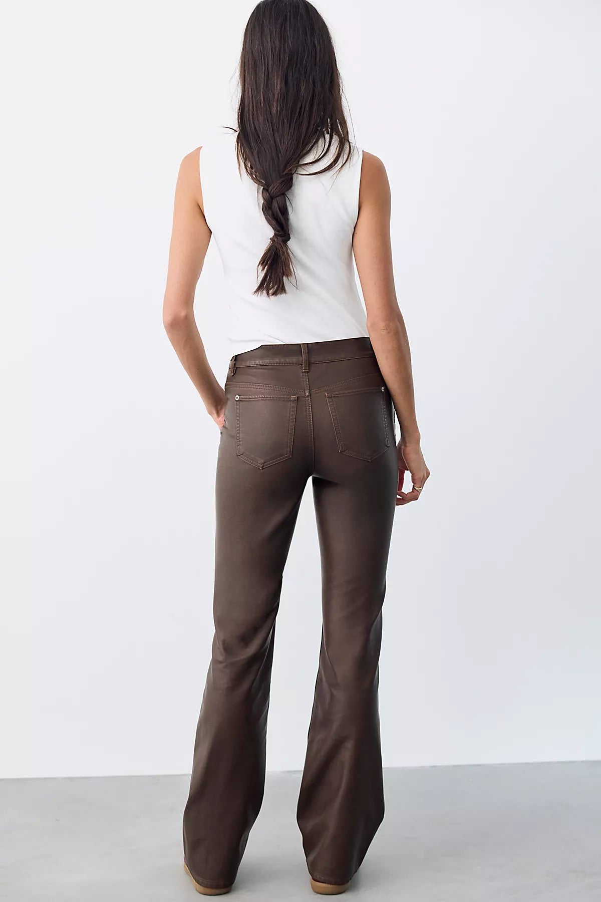 We The Free Double Knot High-Rise Vegan Straight Bootcut Jeans