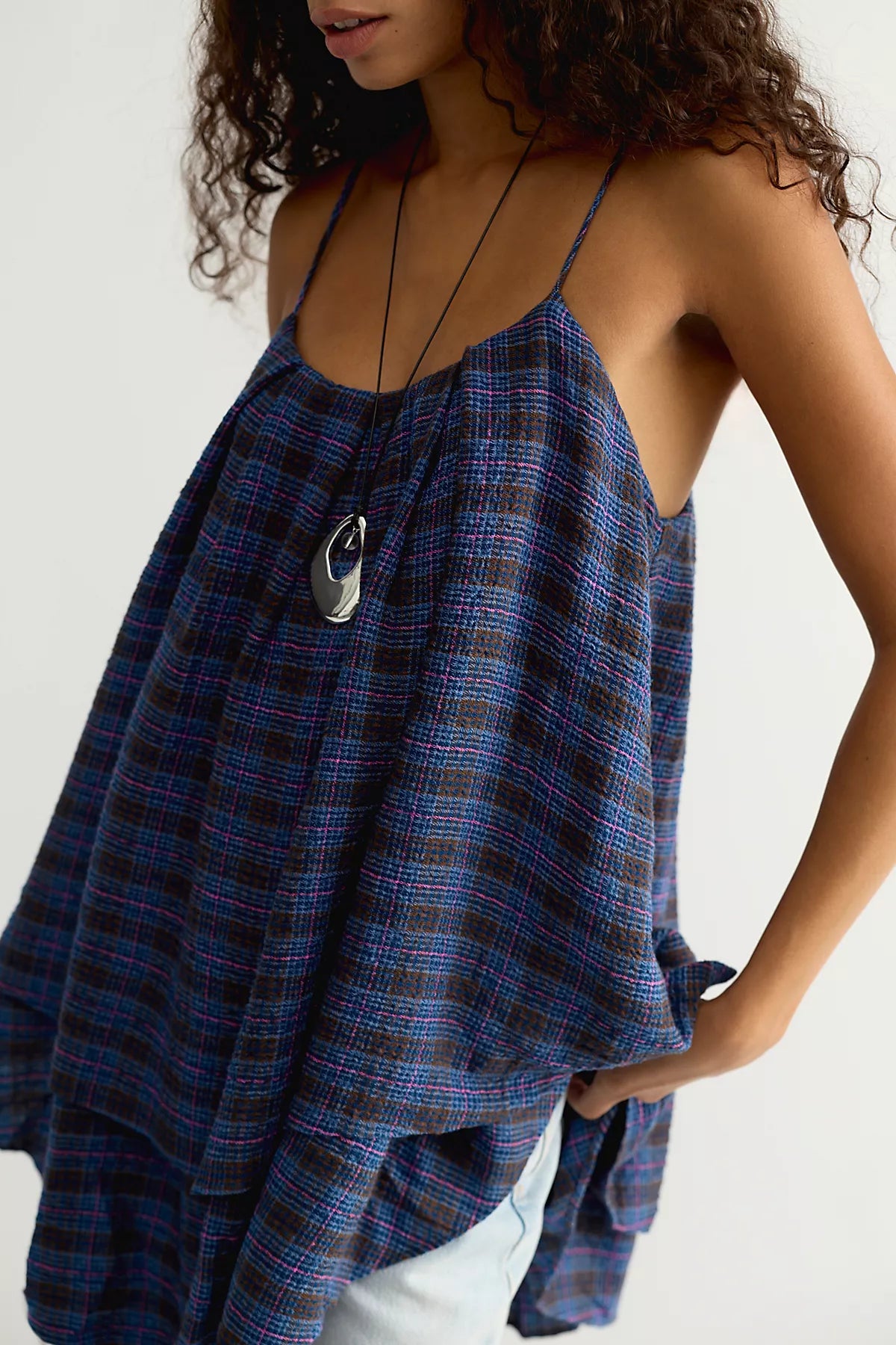 Alisha Plaid Tunic