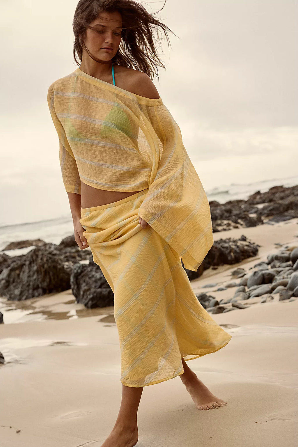 Paula Patterned Skirt Set