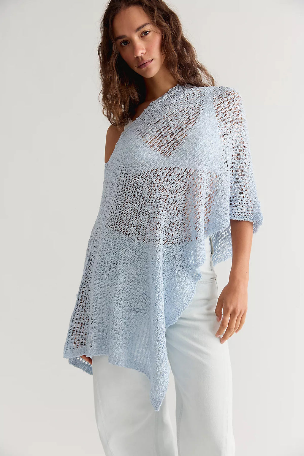 Jade Knit Poncho