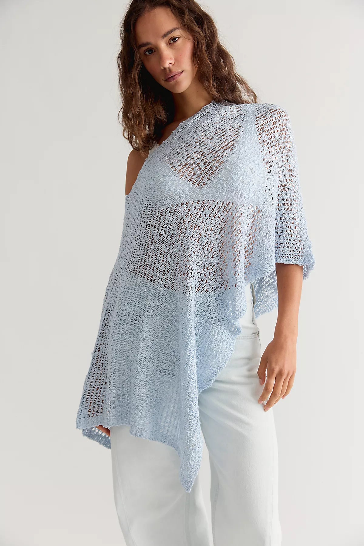 Jade Knit Poncho