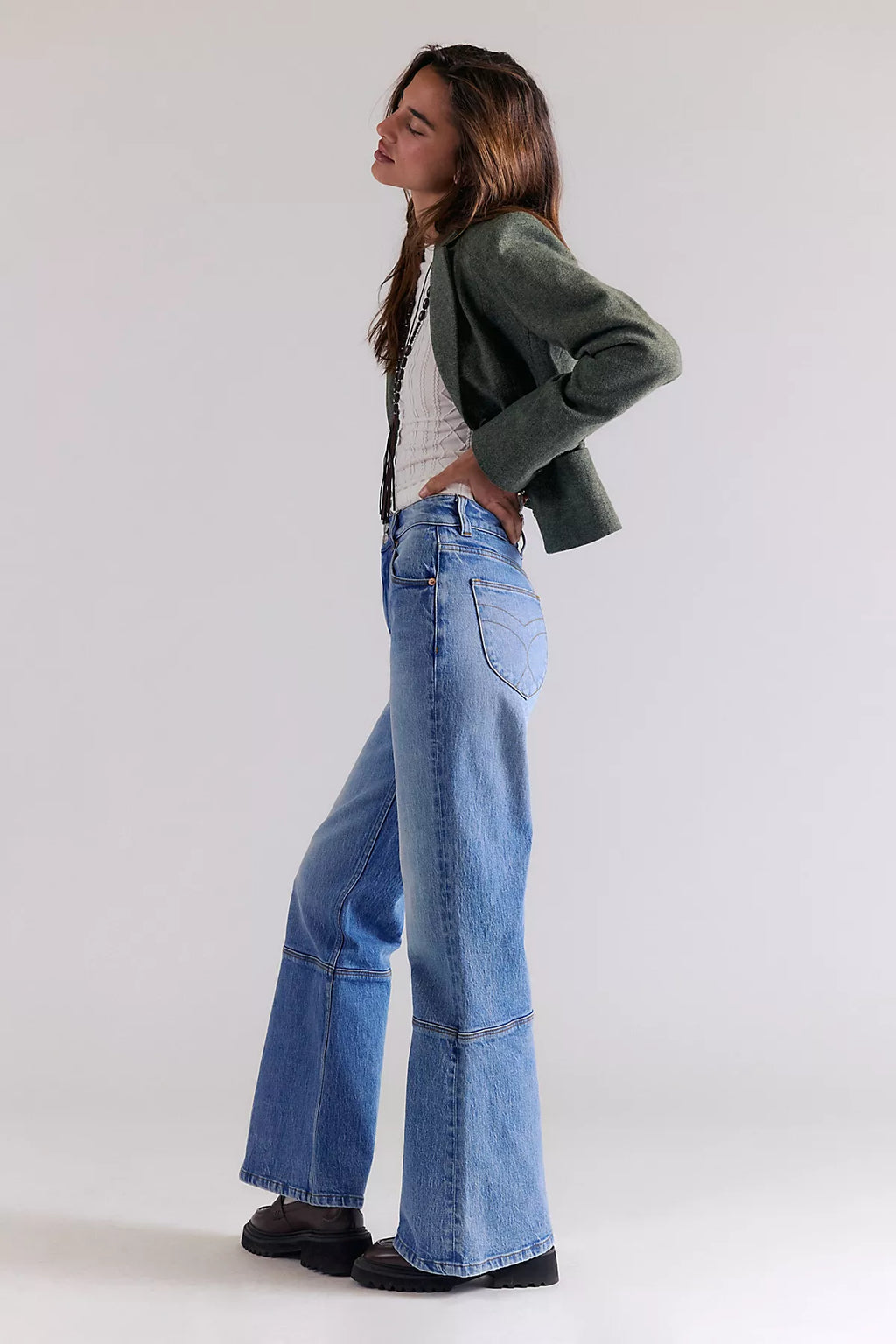 Rolla's East Coast Seamed Flare Jeans
