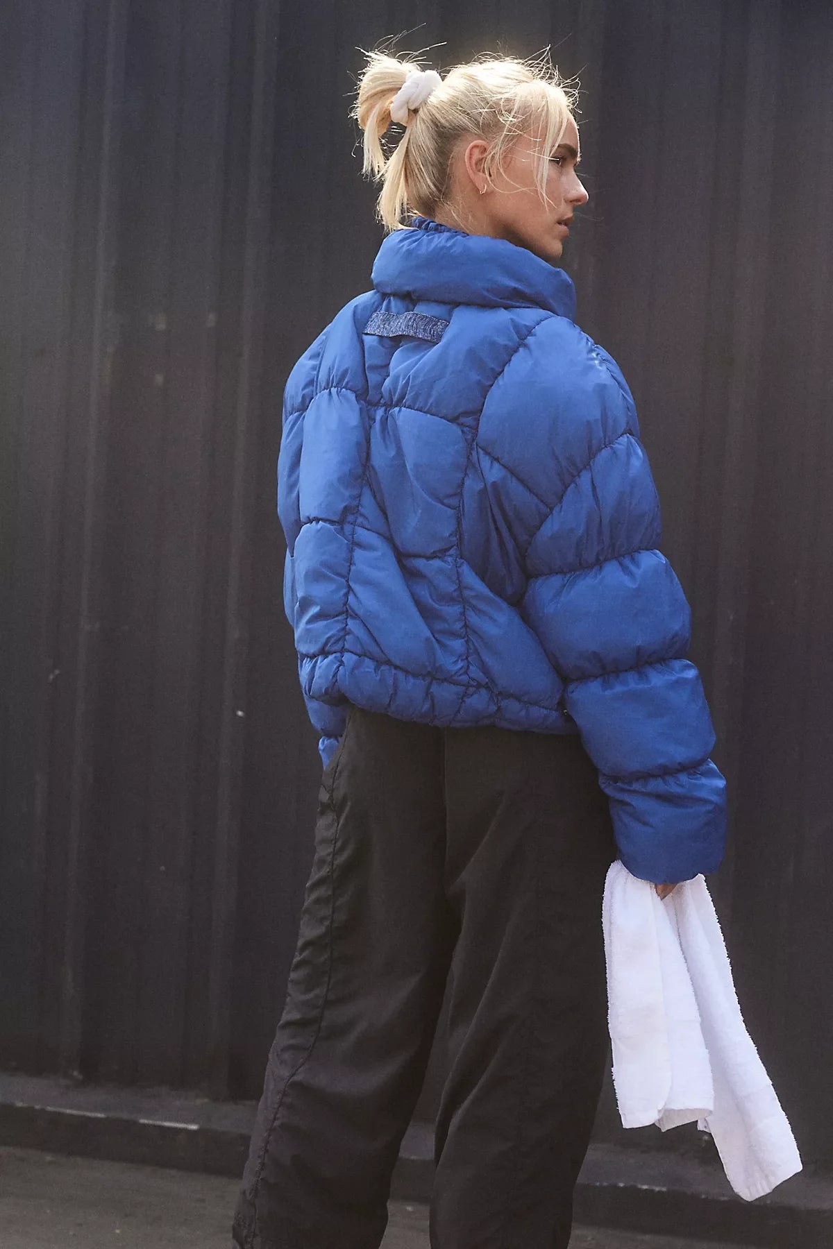 In A Bubble Puffer Jacket