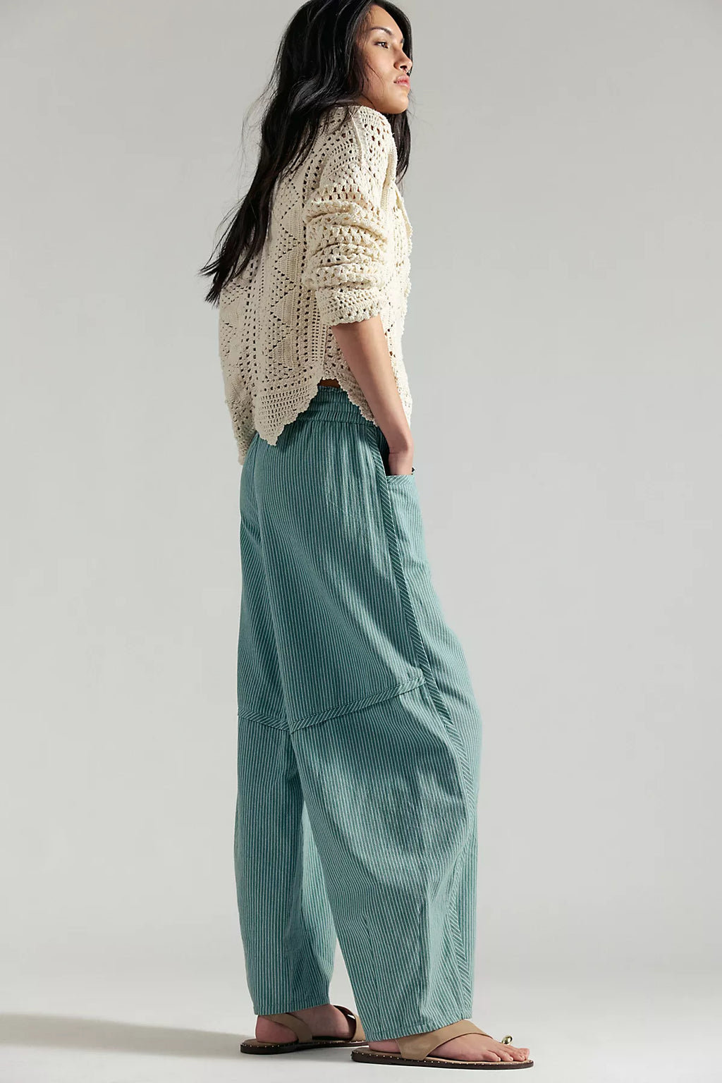 Something Good Pull-On Barrel Pants