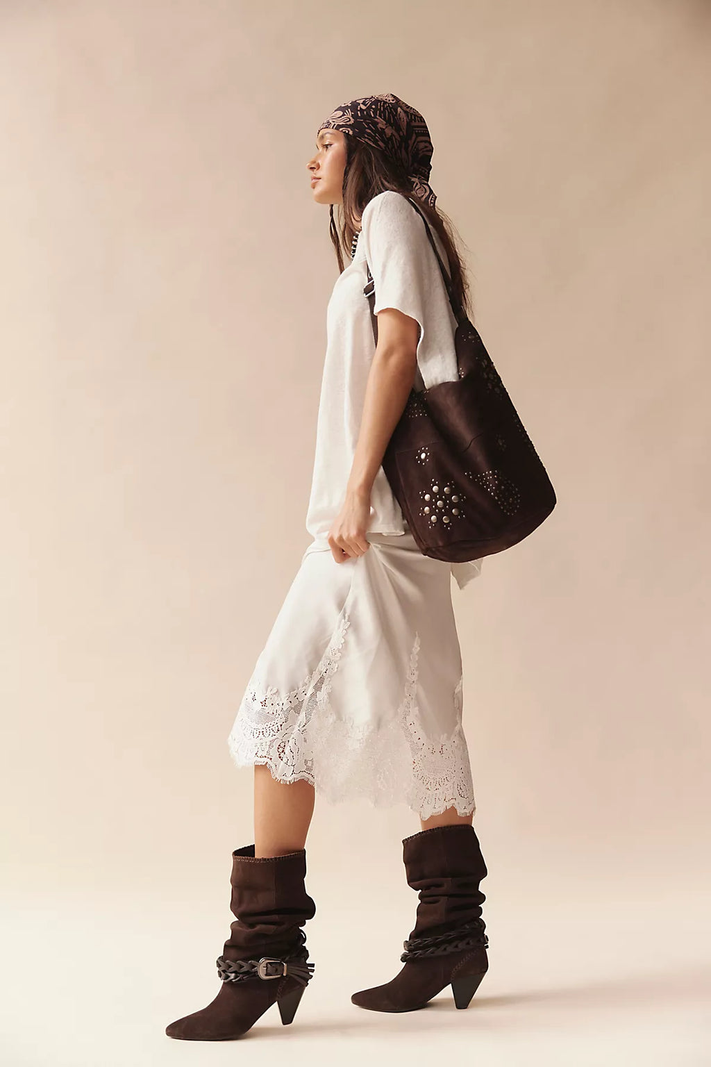 Sweet Escape Midi Slip Skirt