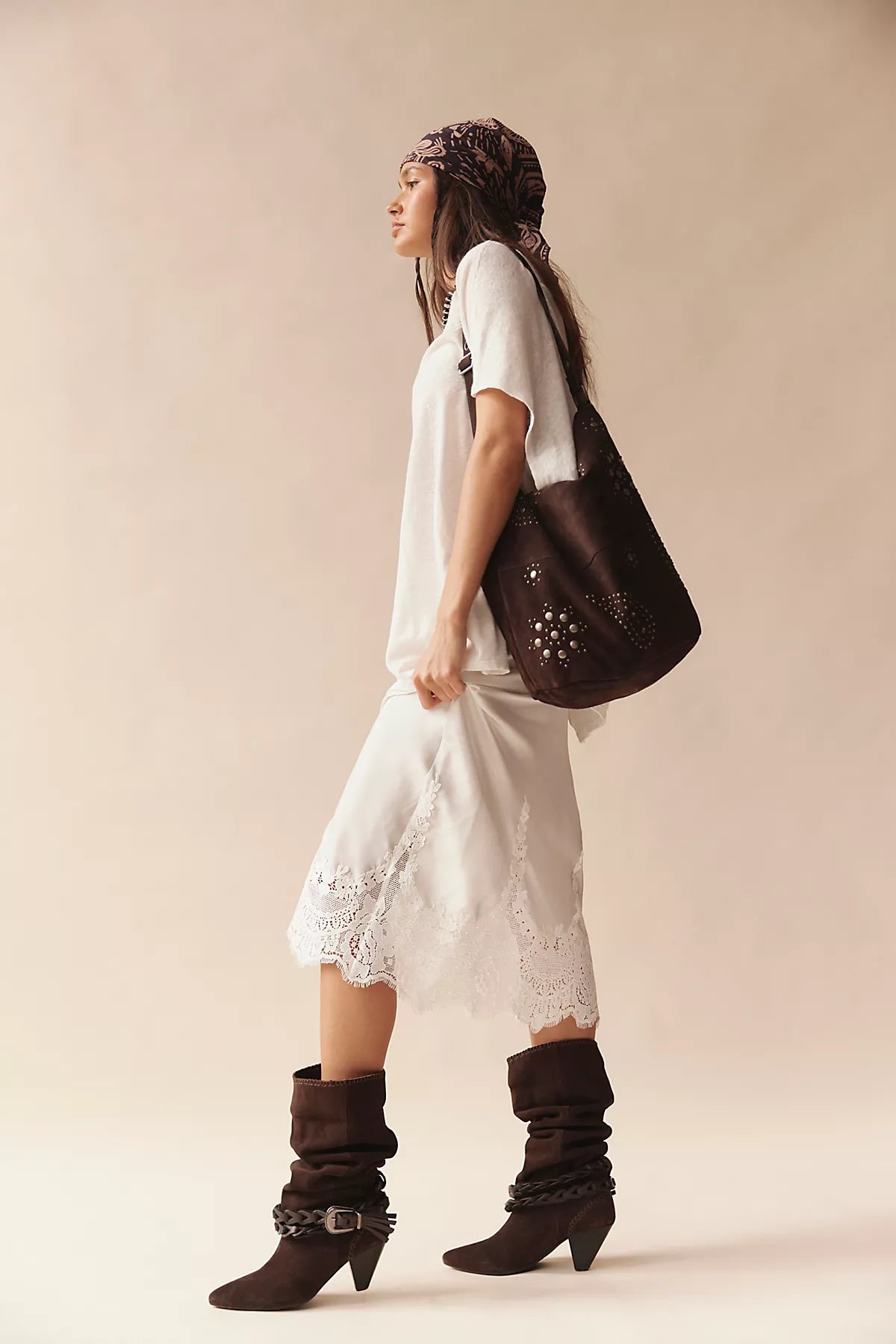 Sweet Escape Midi Slip Skirt