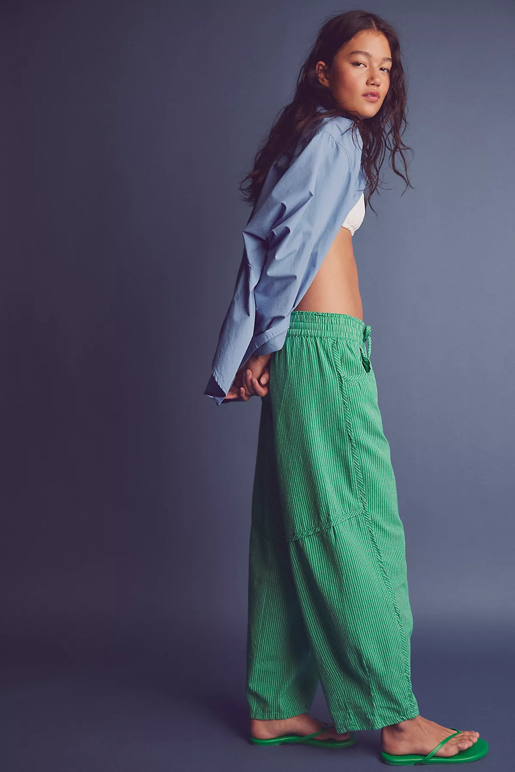 Something Good Pull-On Barrel Pants