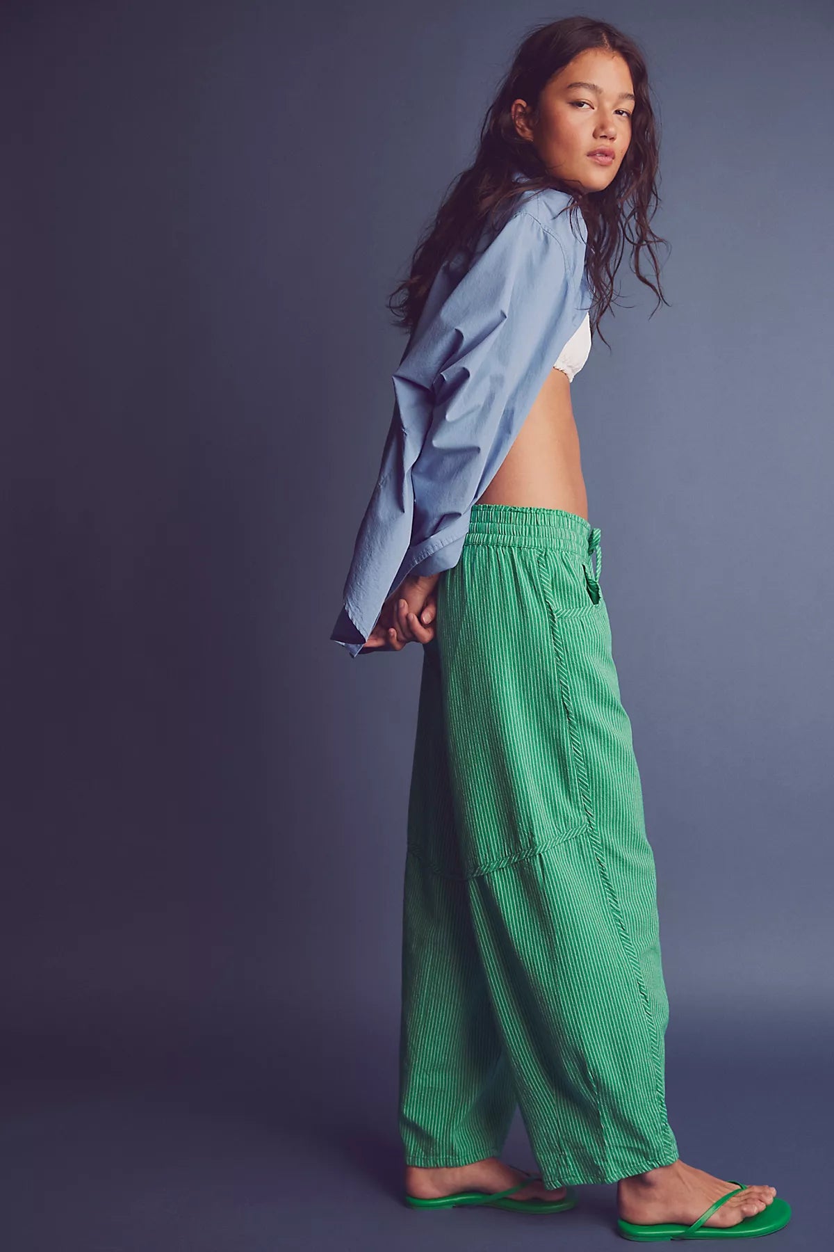 Something Good Pull-On Barrel Pants