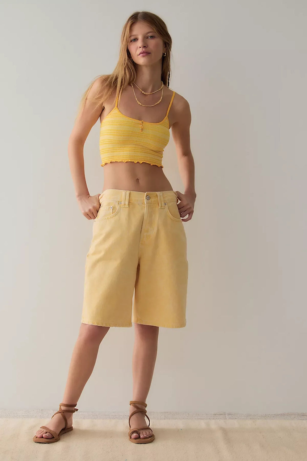 Snap Into It Henley Crop