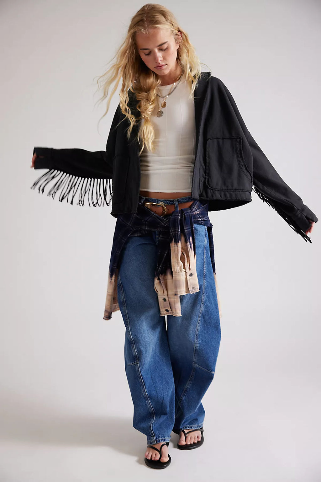 Wyatt Fringe Cardi
