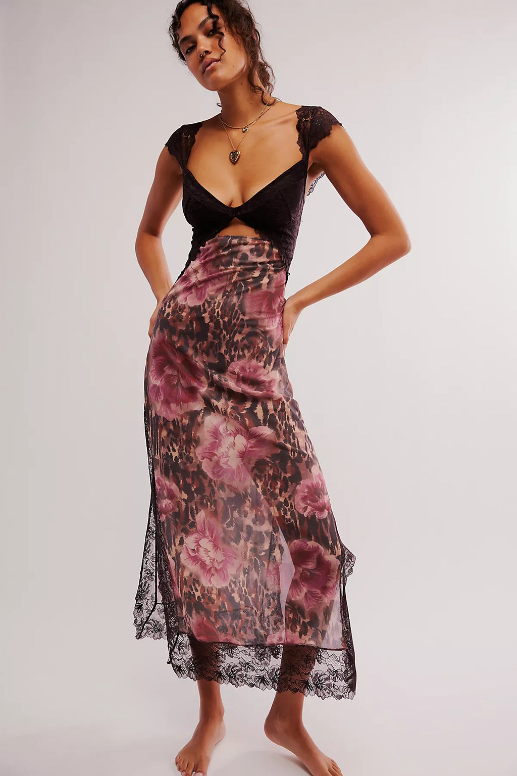 Suddenly Fine Maxi Slip Dress