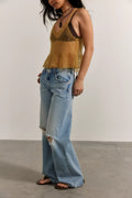 MOTHER The Mid Rise Maven Sneak Jeans
