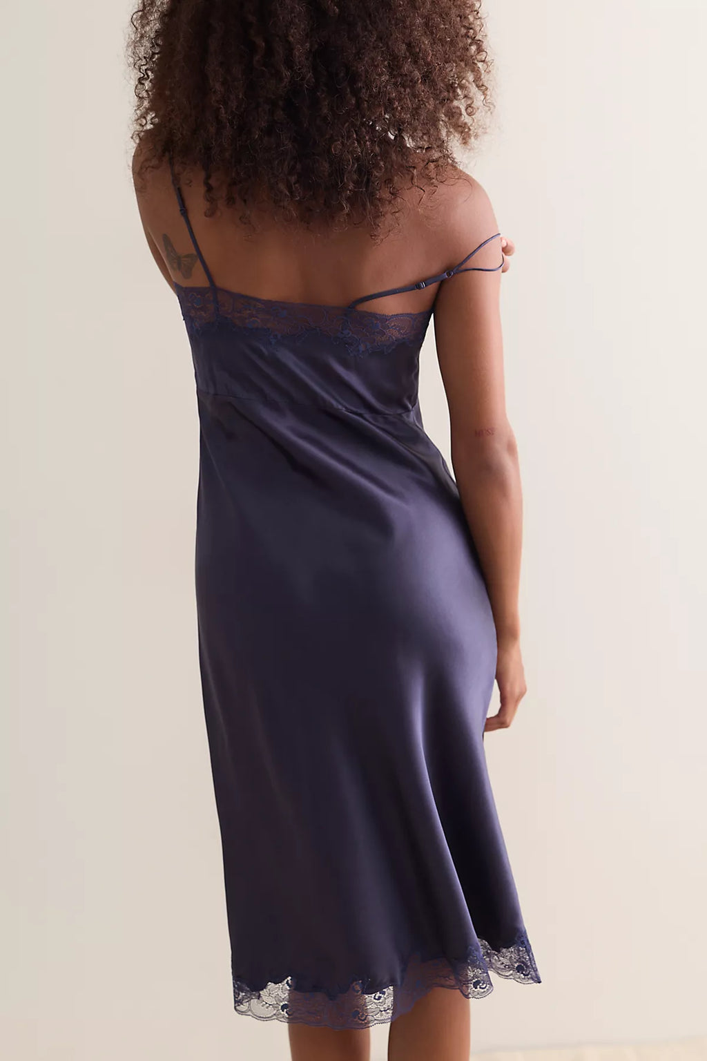 Only Hearts Silk Charmeuse Midi Slip Dress