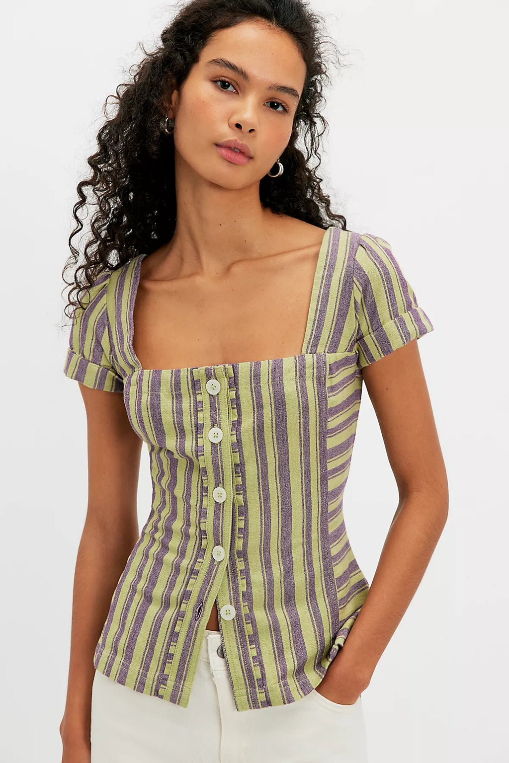 We The Free Calabaza Striped Shirt