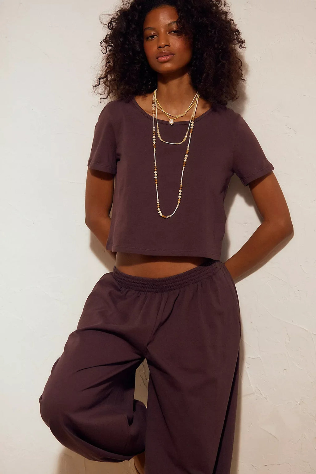 Stella Cotton-Jersey Pant Set