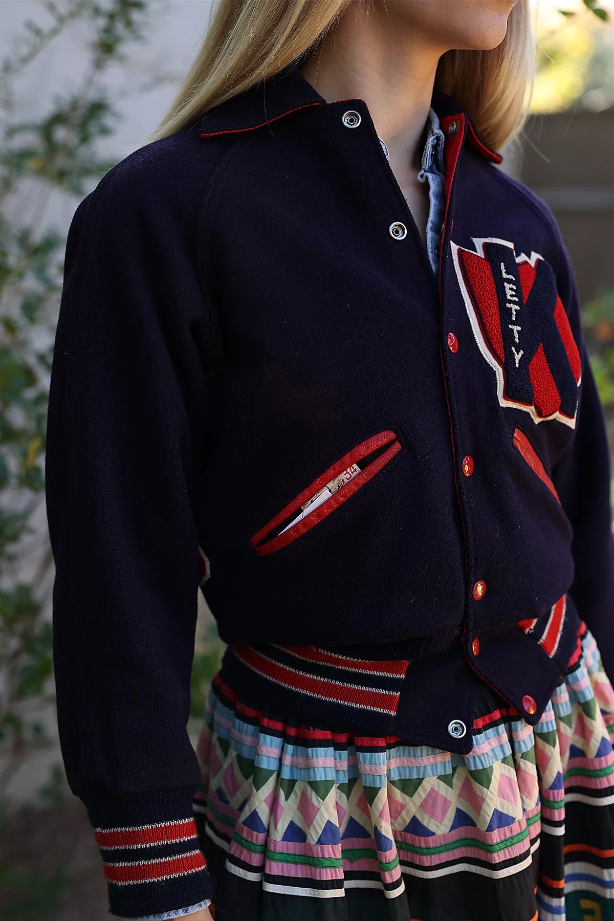 Vintage Speedline Varsity Jacket by Lauren Owen of Texas