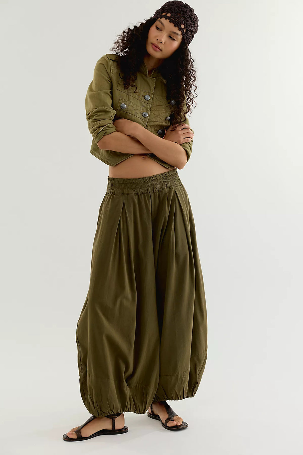 Moonflower Pull-On Balloon Pants