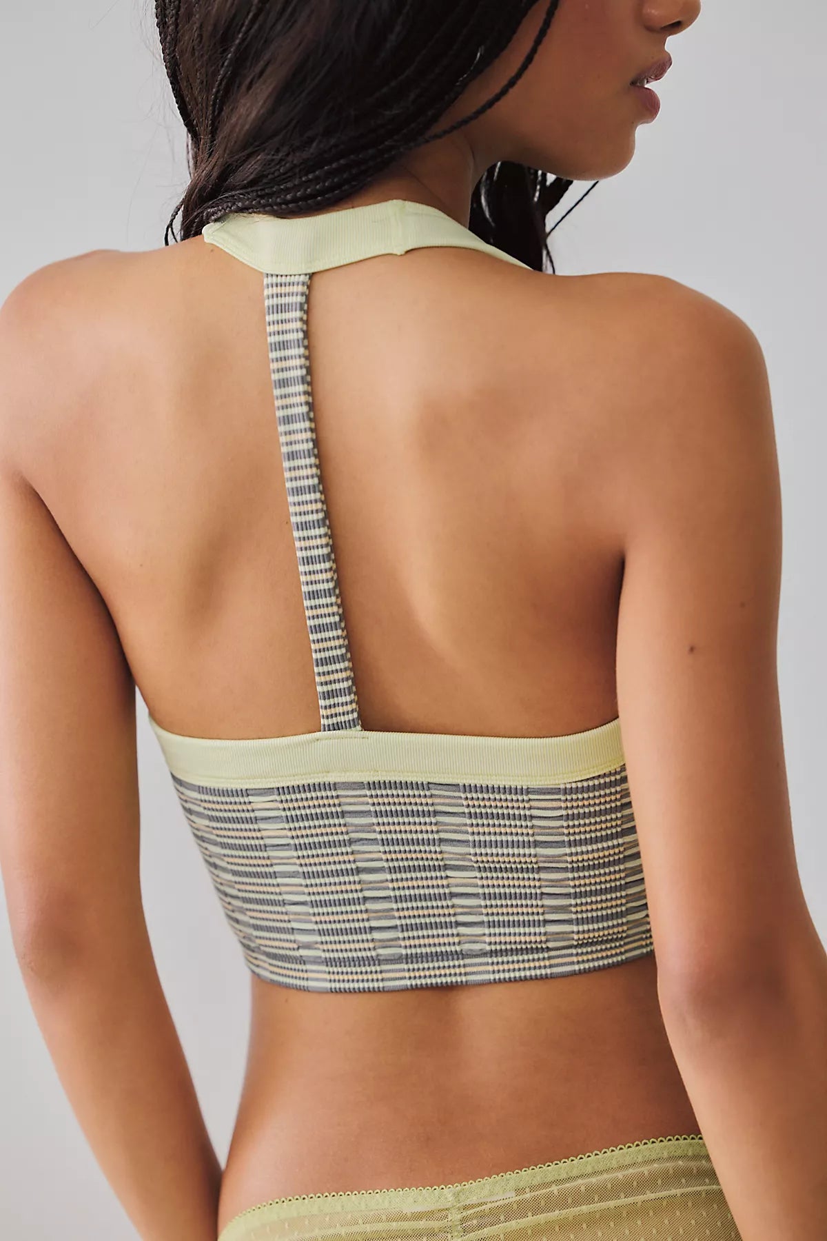 Wide Awake Striped Halter Tank