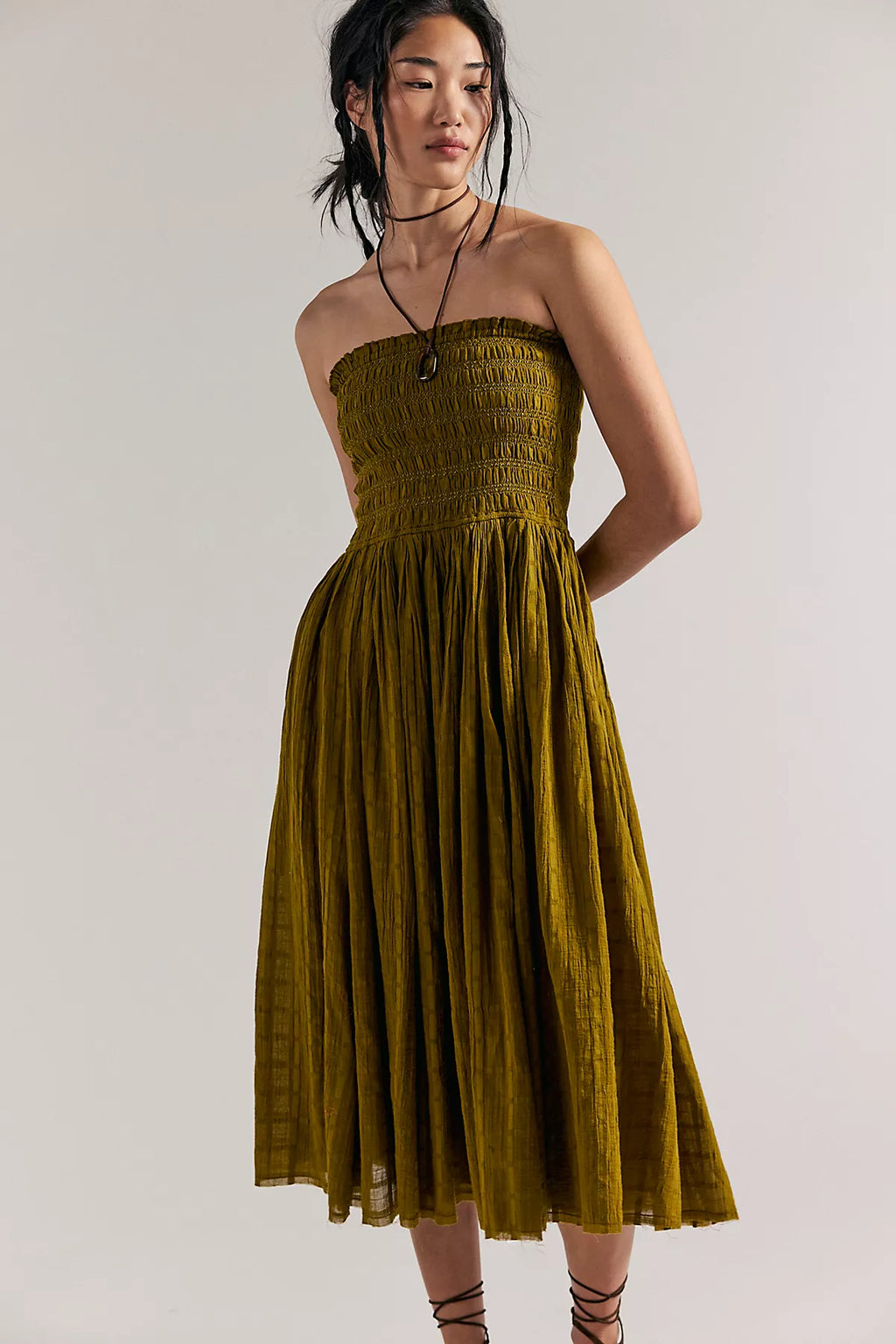 Raven Solid Convertible Maxi Skirt