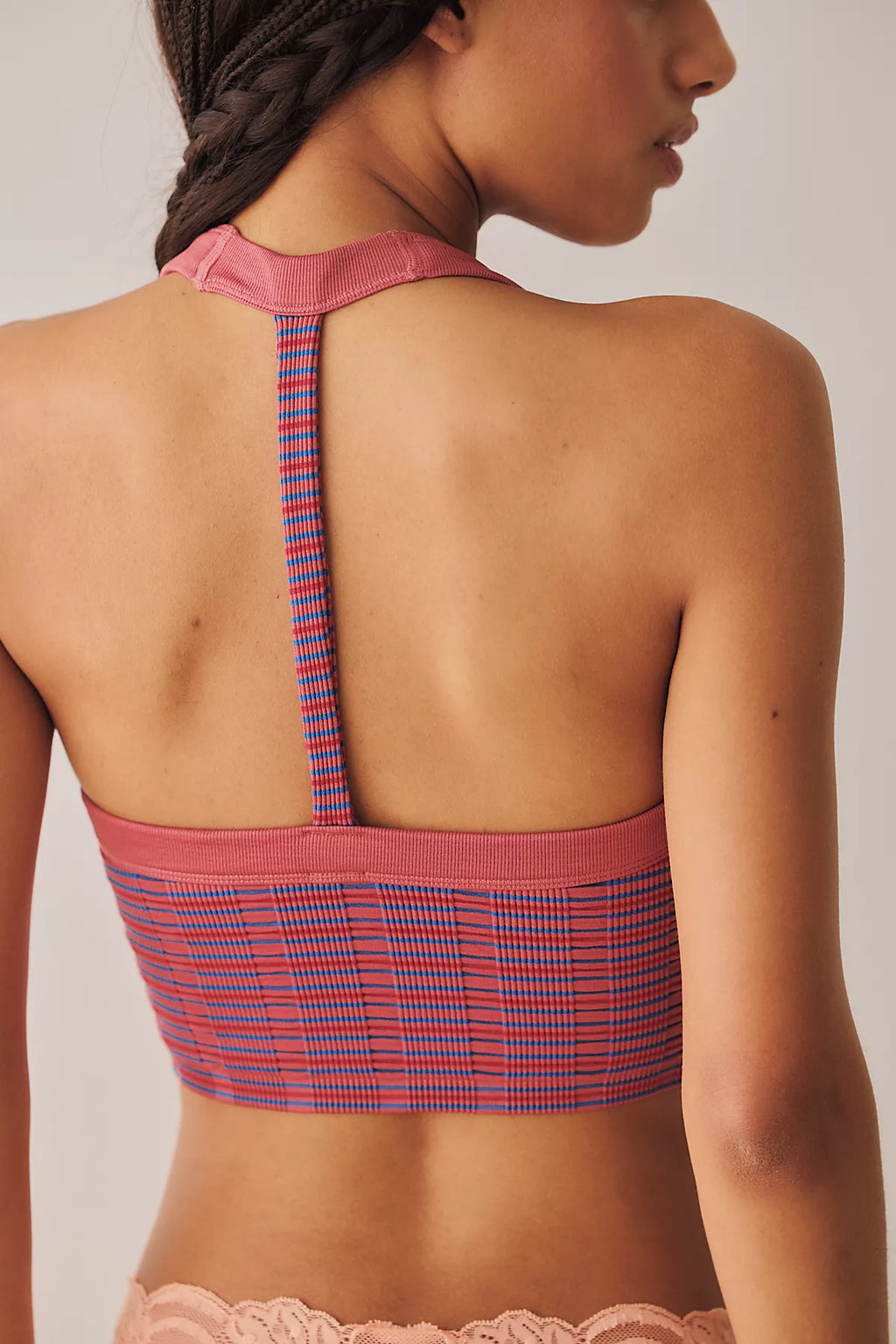 Wide Awake Striped Halter Tank