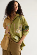 We The Free Nosara Embroidered Button Down Top