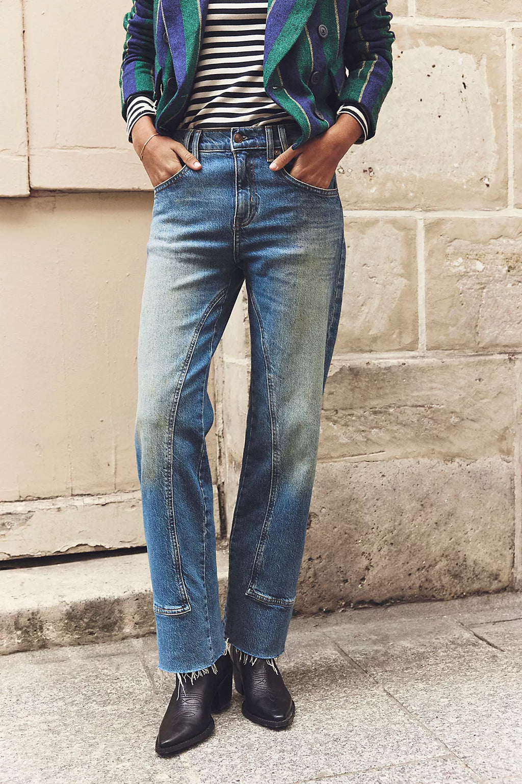 We The Free Risk Taker Mid-Rise Jeans