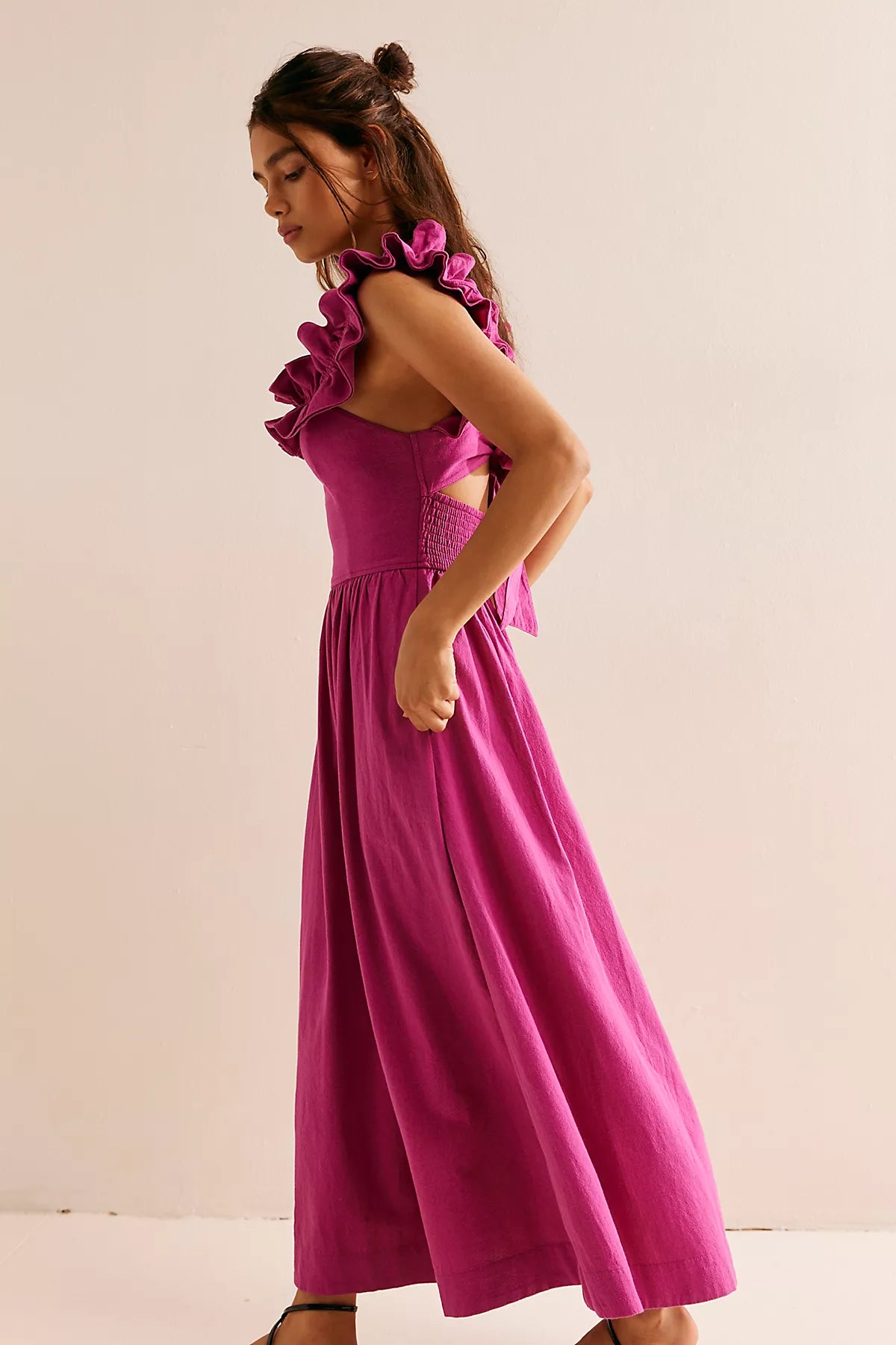 Ruffle It Up Midi Dress