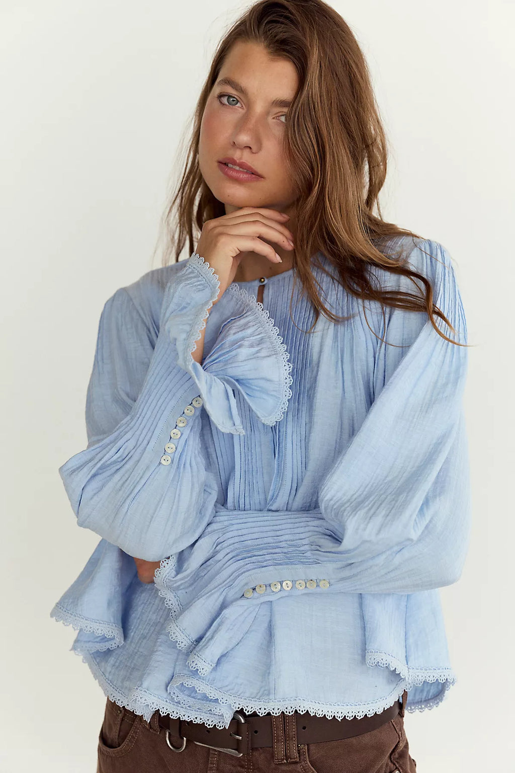 Thousand Pintucks Blouse