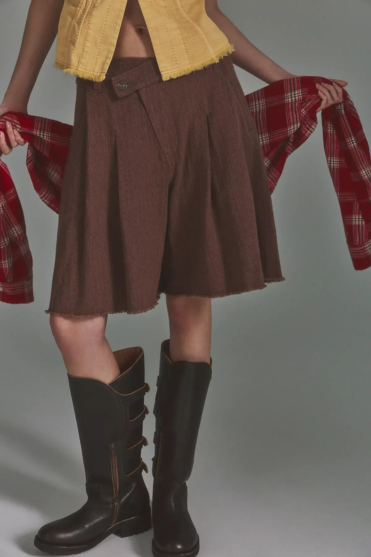 We The Free Porter Crossover Trouser Shorts