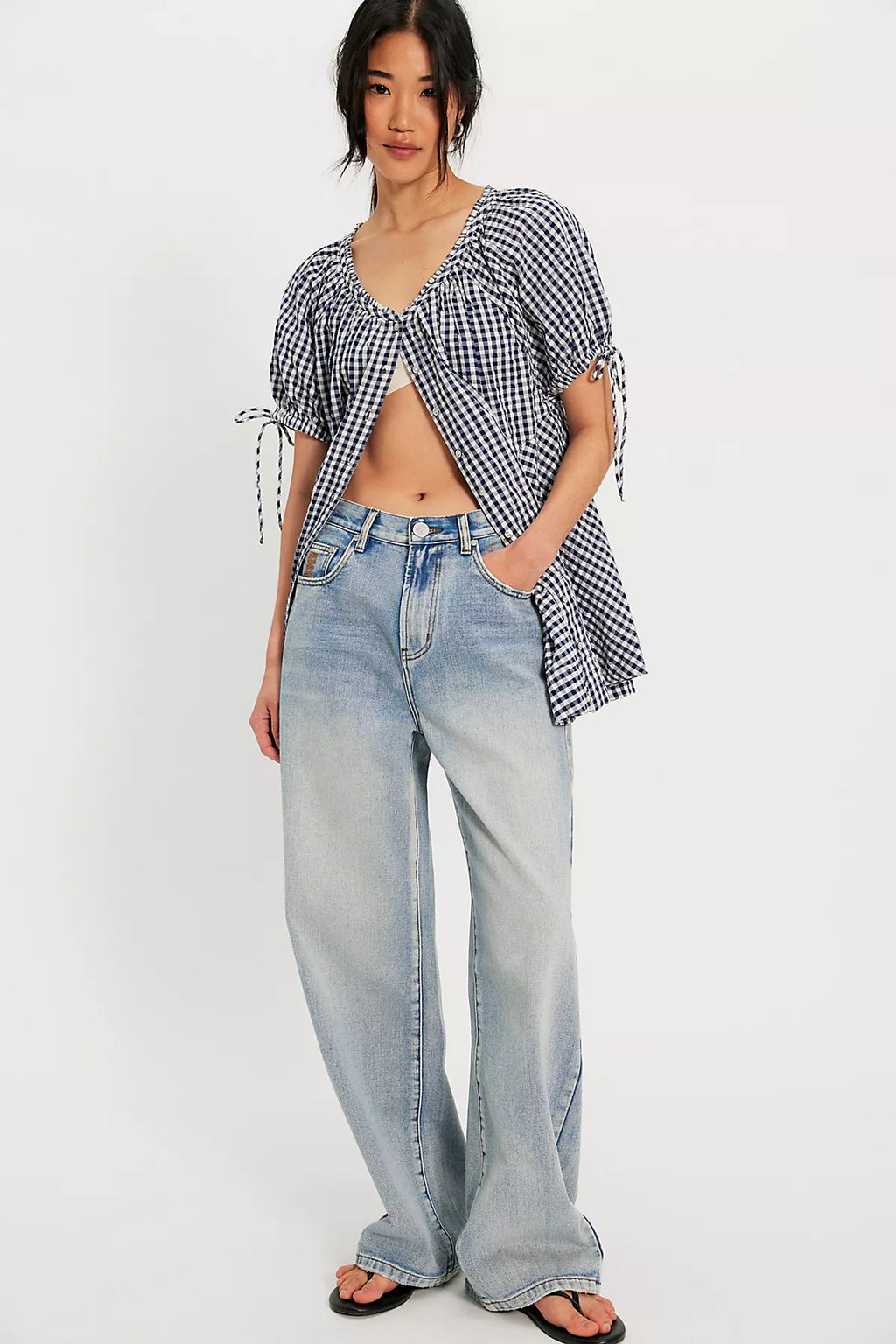 OneTeaspoon Baxters Wide-Leg Jeans