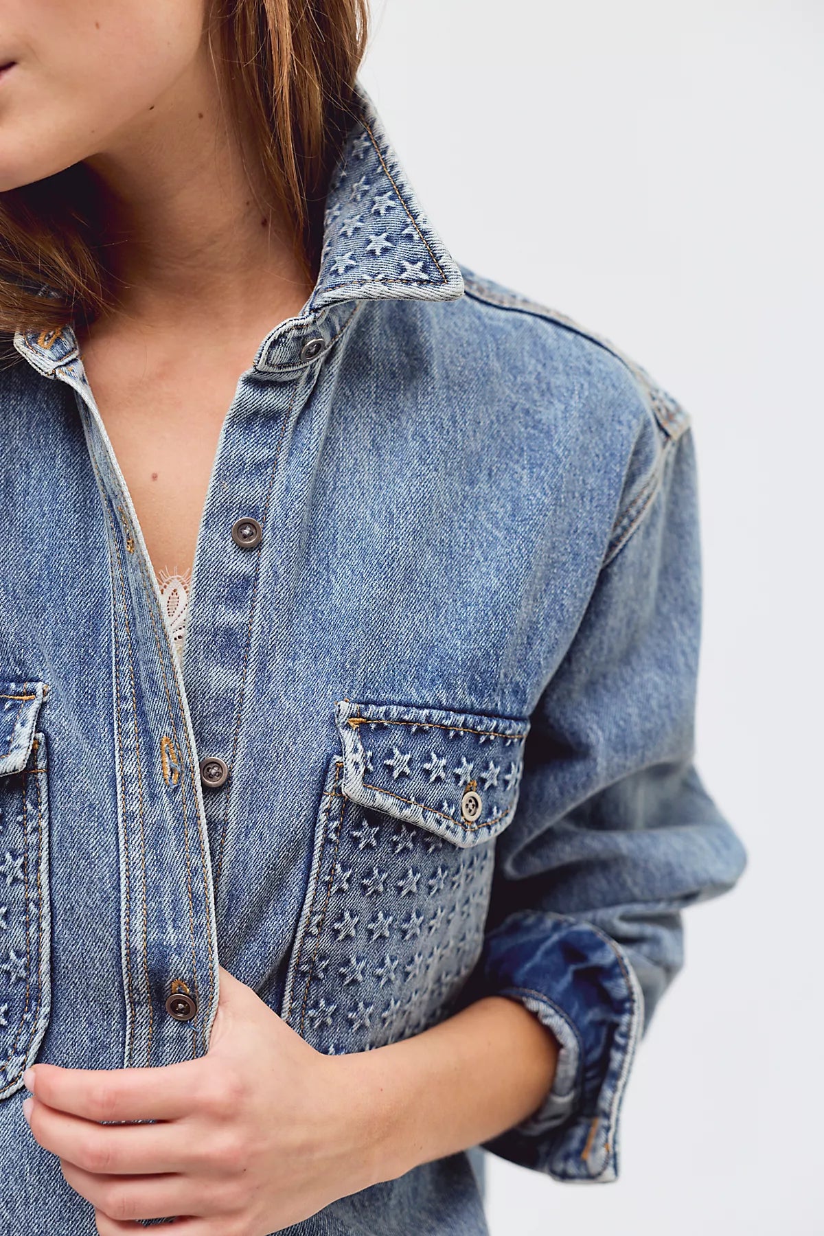 One Teaspoon Starlight Everyday Button Down Shirt