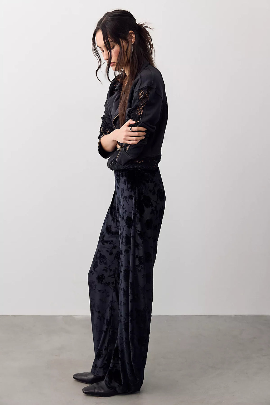 Radiance Velvet Pull-On Pants
