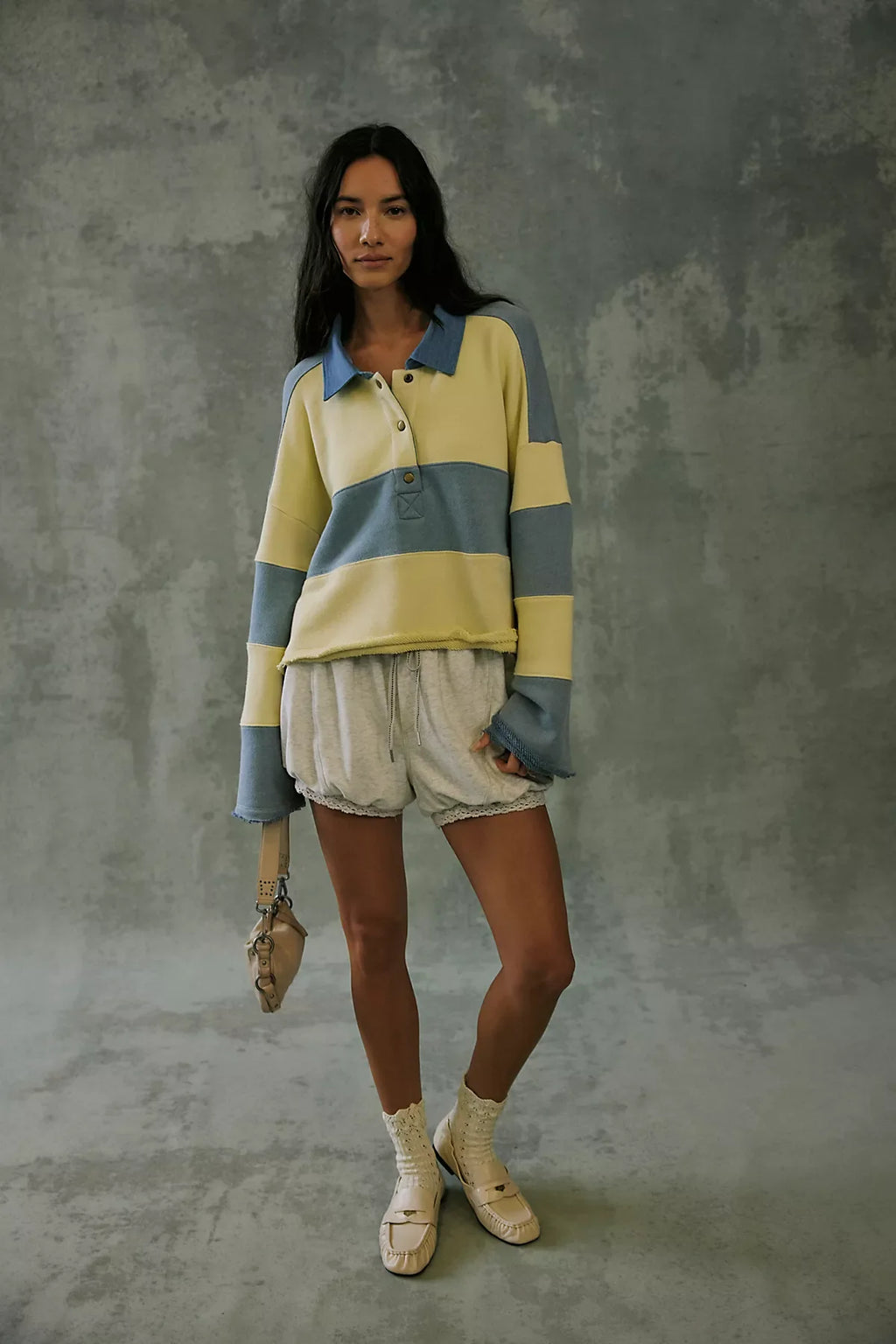 We The Free Bubble Gum Rugby Sweatshirt