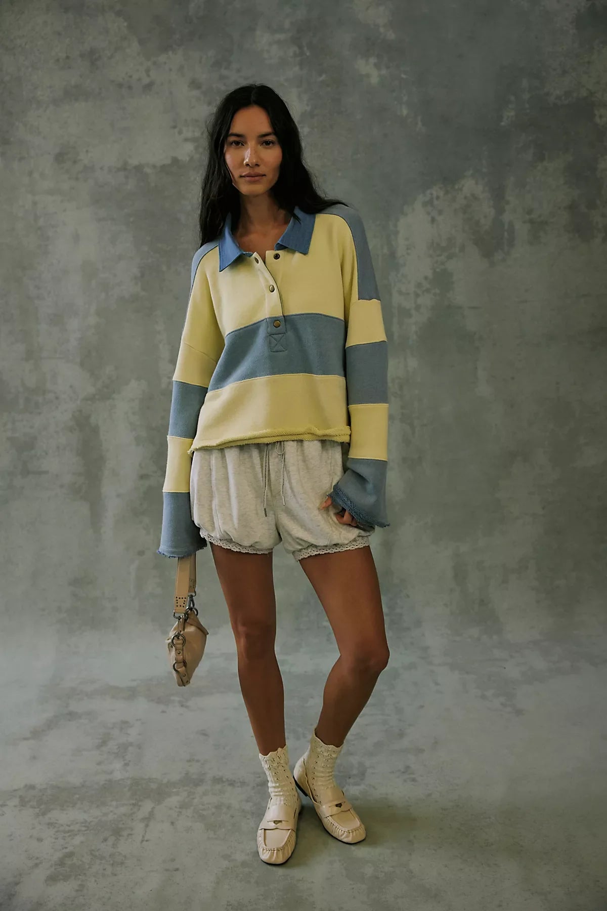 We The Free Bubble Gum Rugby Sweatshirt