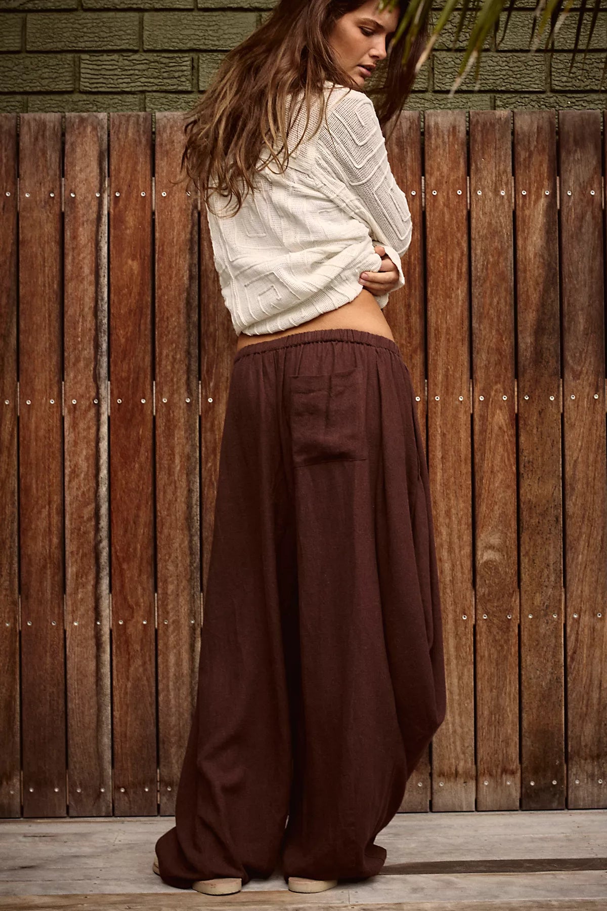 Sandshell Linen Carlie Pants