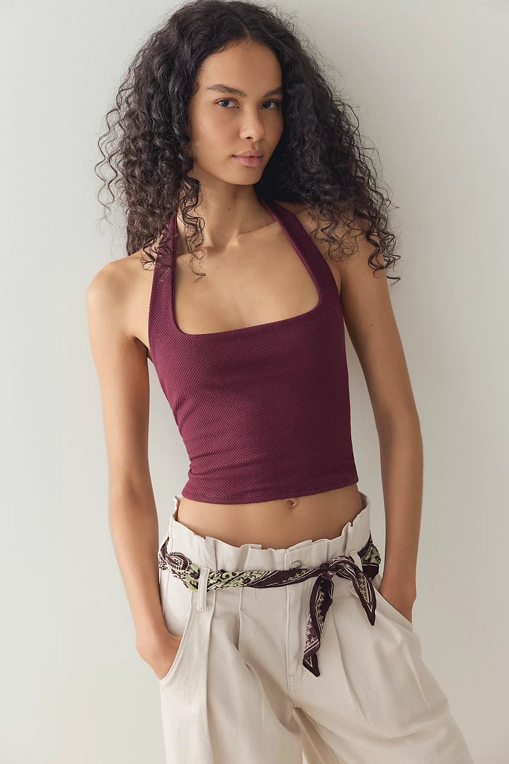 Round Two Pique Low-Back Tank