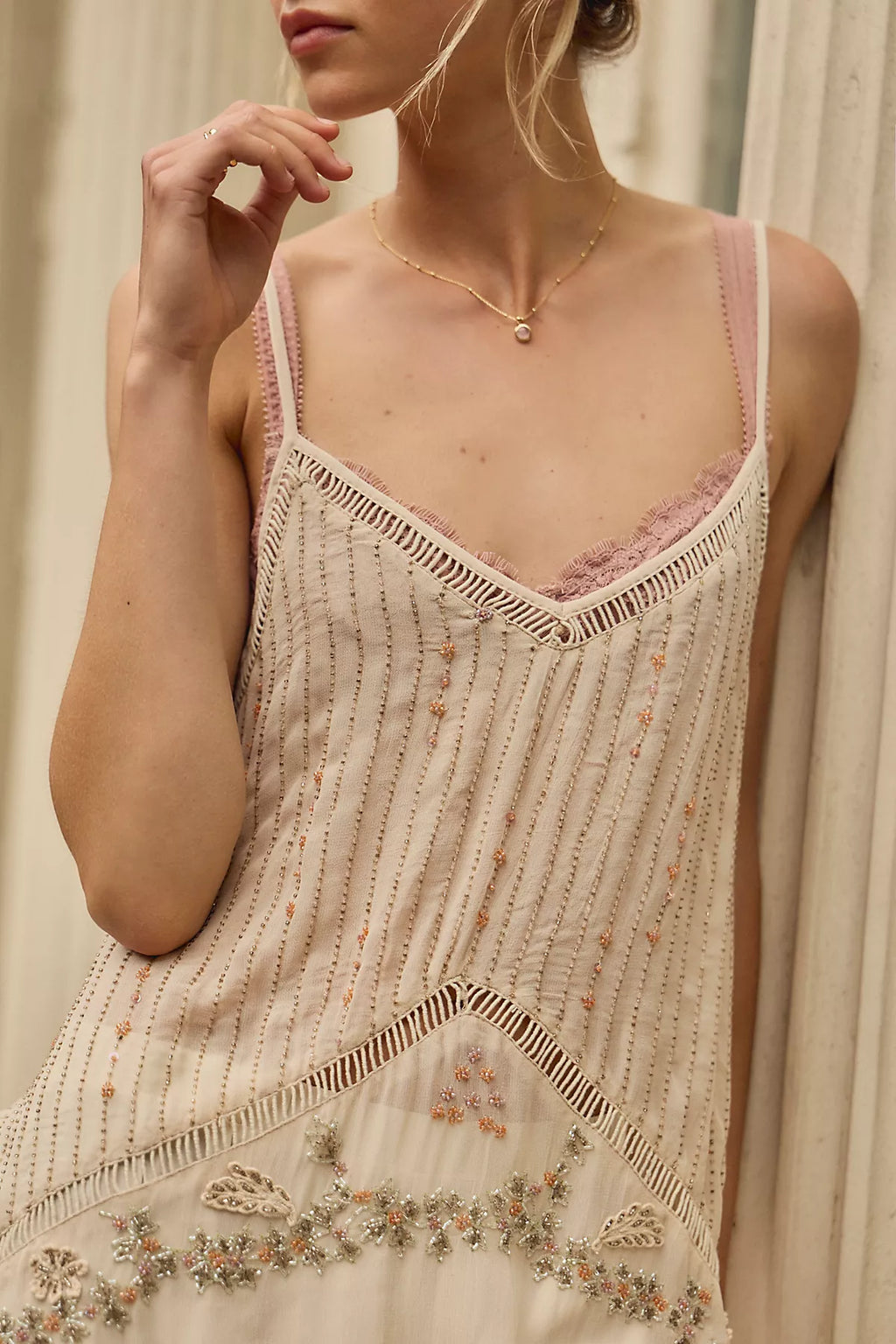 Under Your Spell Mini Slip Dress