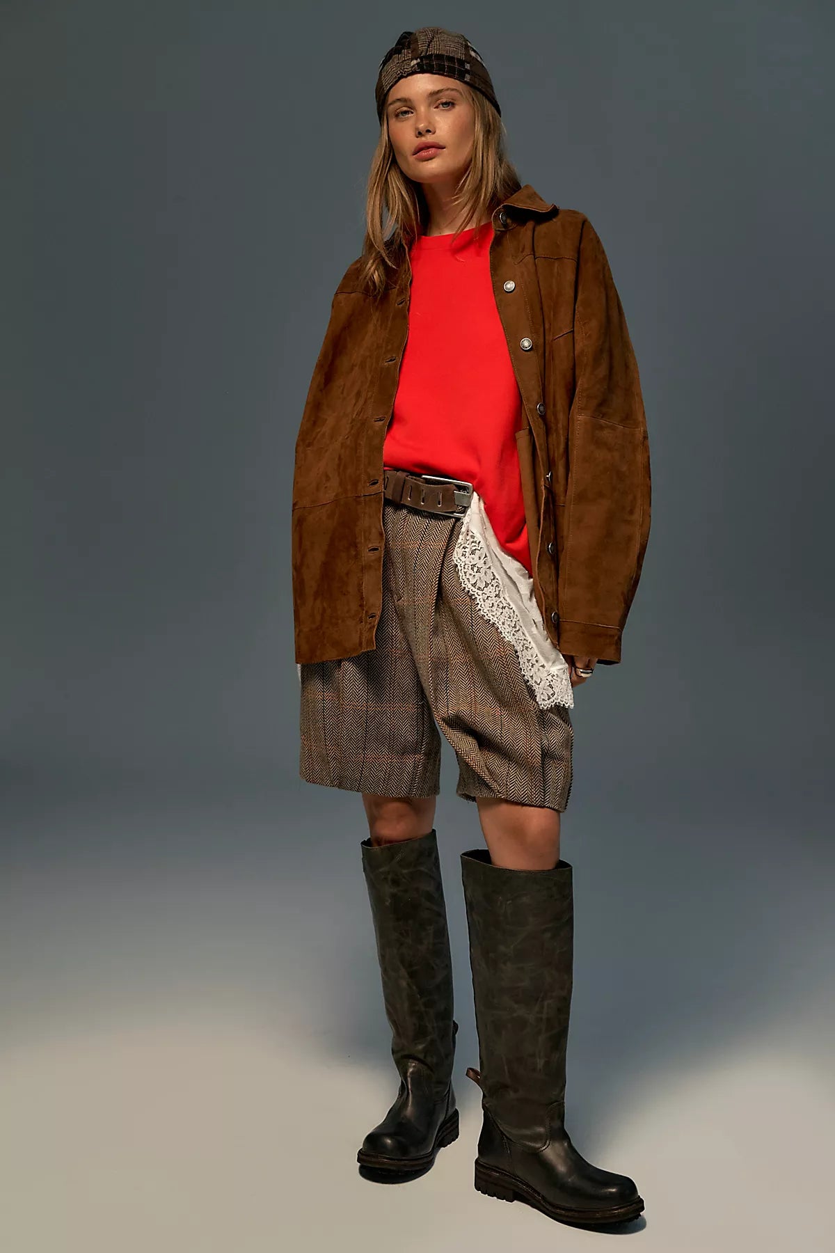 We The Free Starry Eyes Suede Jacket
