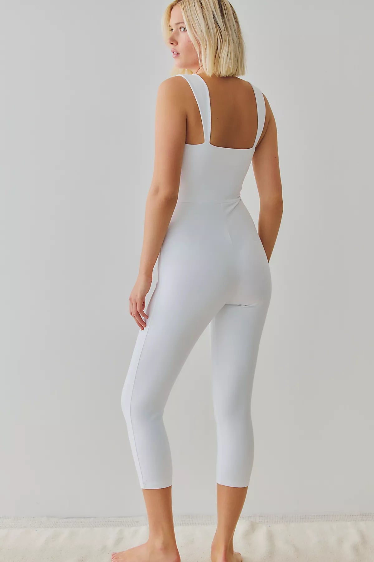 Susana Monaco Strap Tank Crop Jumpsuit