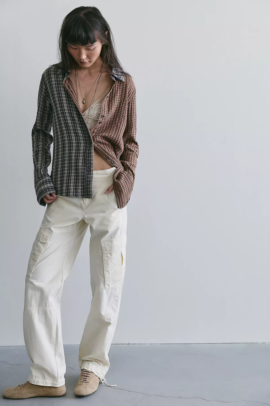 We The Free Benny Slim Plaid Button-Down