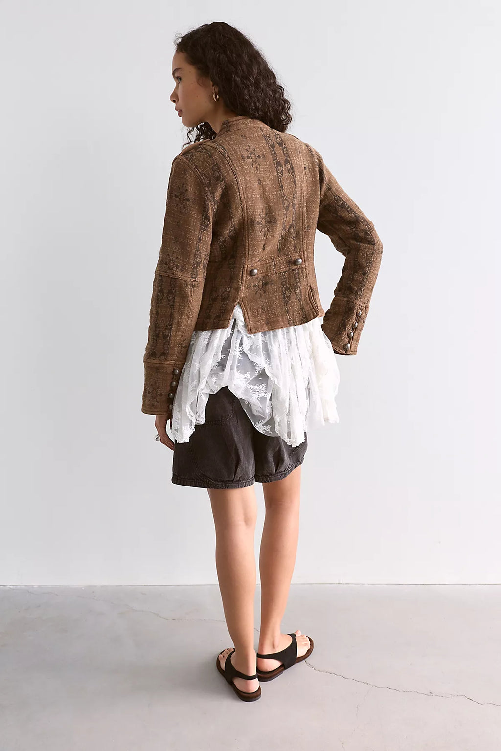 Lotty Jacquard Band Jacket