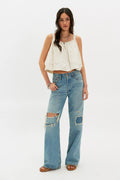 RE/DONE High-Rise Wide-Leg Jeans