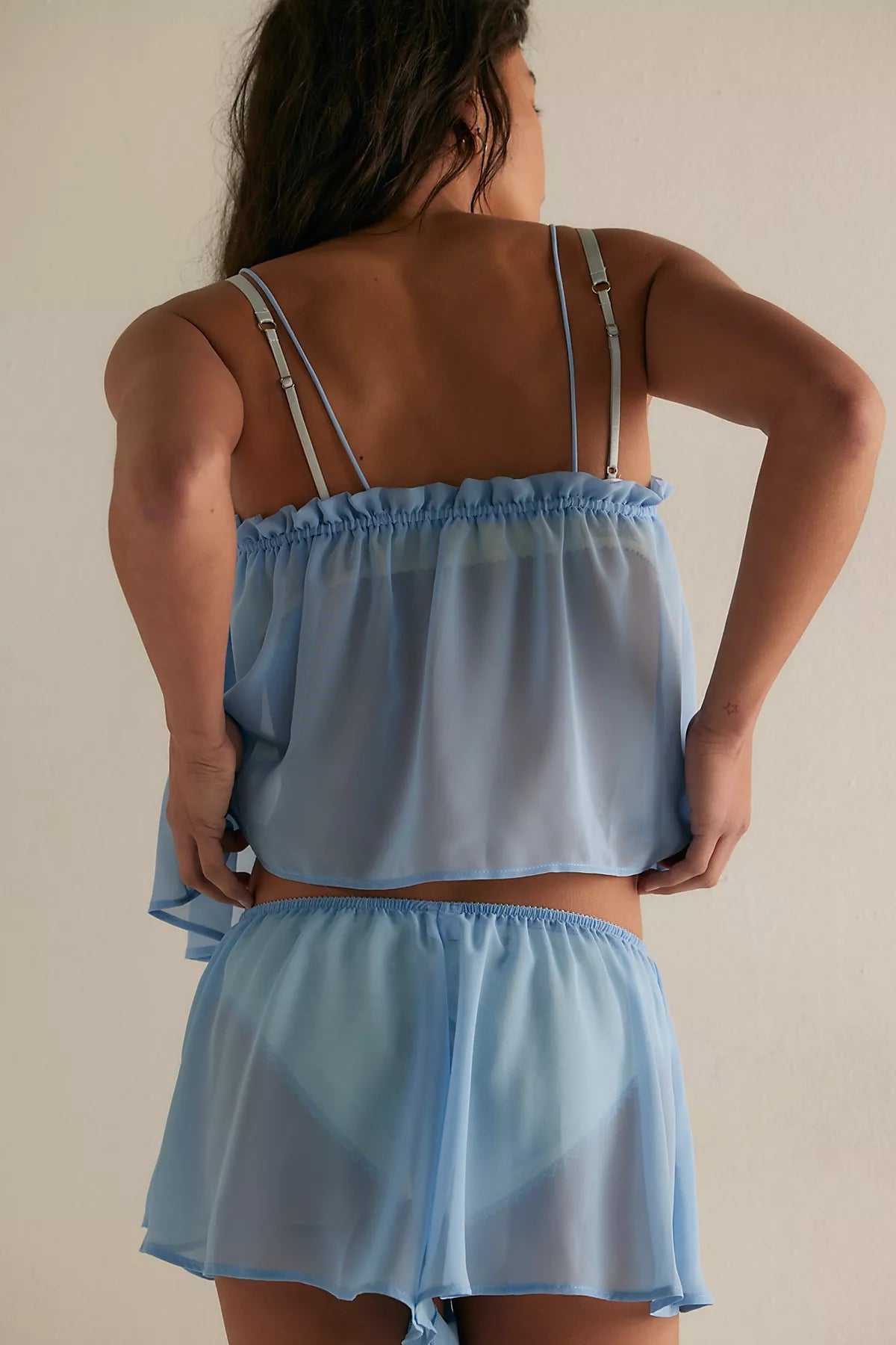 Only Hearts Daisy Chiffon Short Set