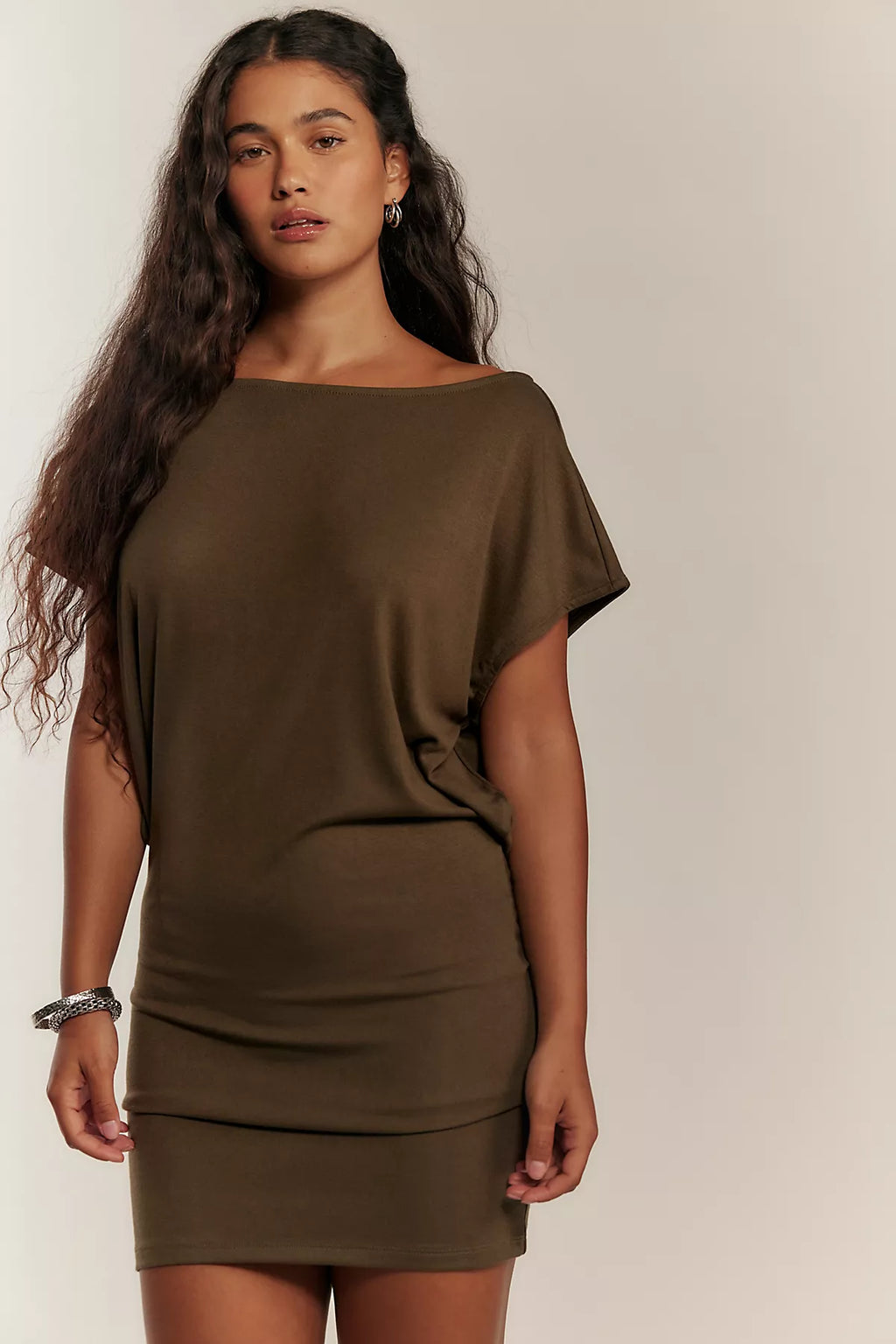 Good Feels Short-Sleeve Mini Dress