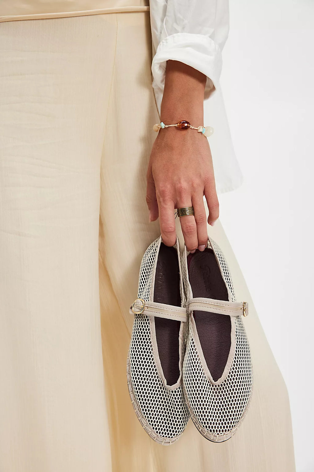 Isabella Mesh Mary Janes
