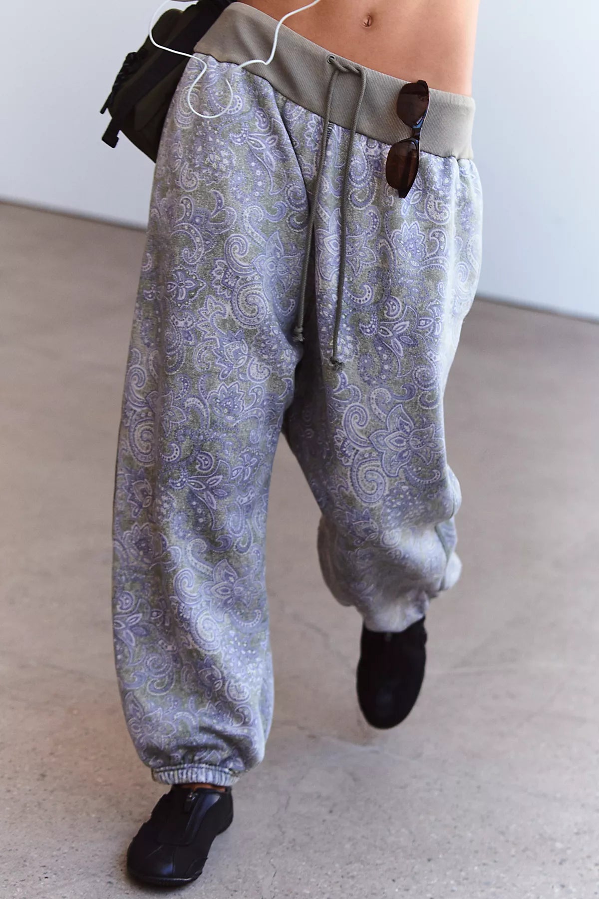 Printed Down Time Joggers