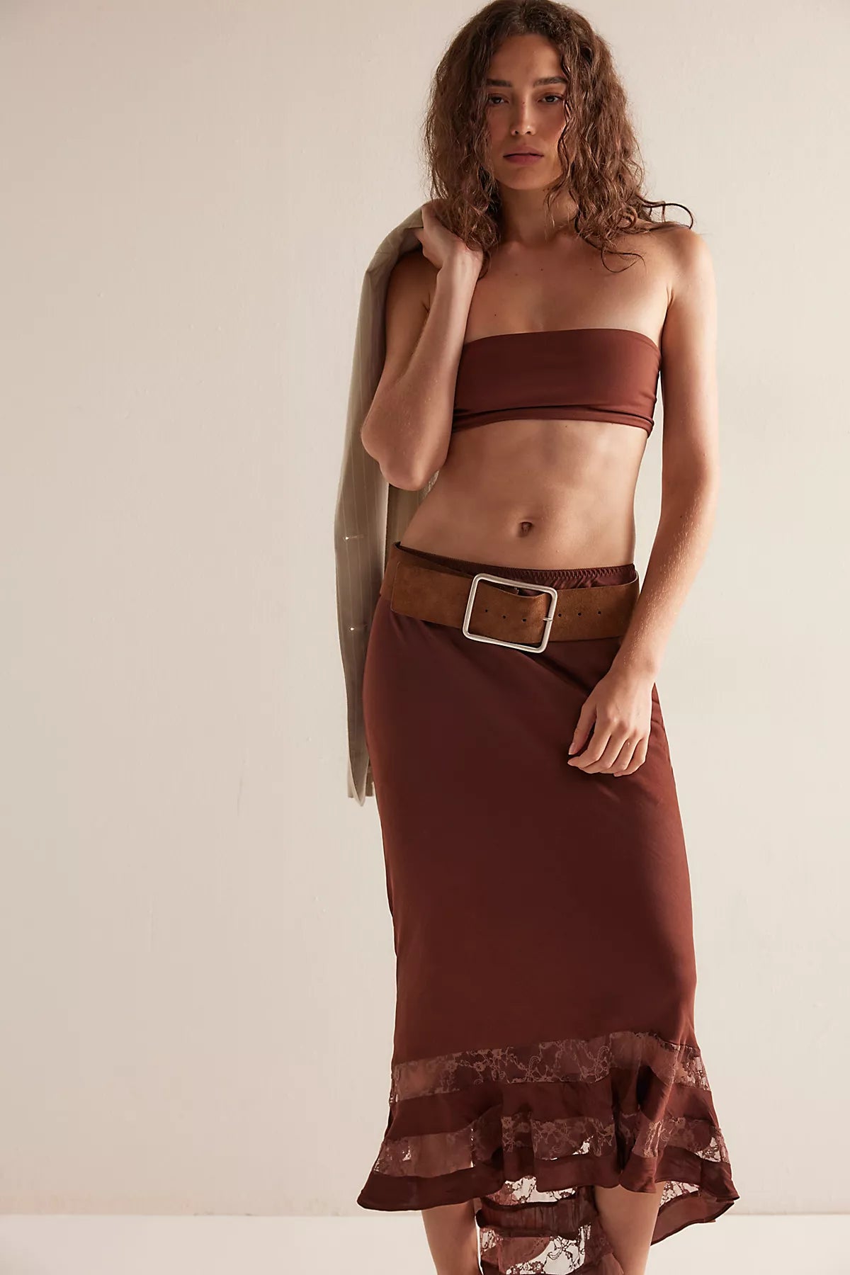 Long Lost Lover Maxi Slip Skirt