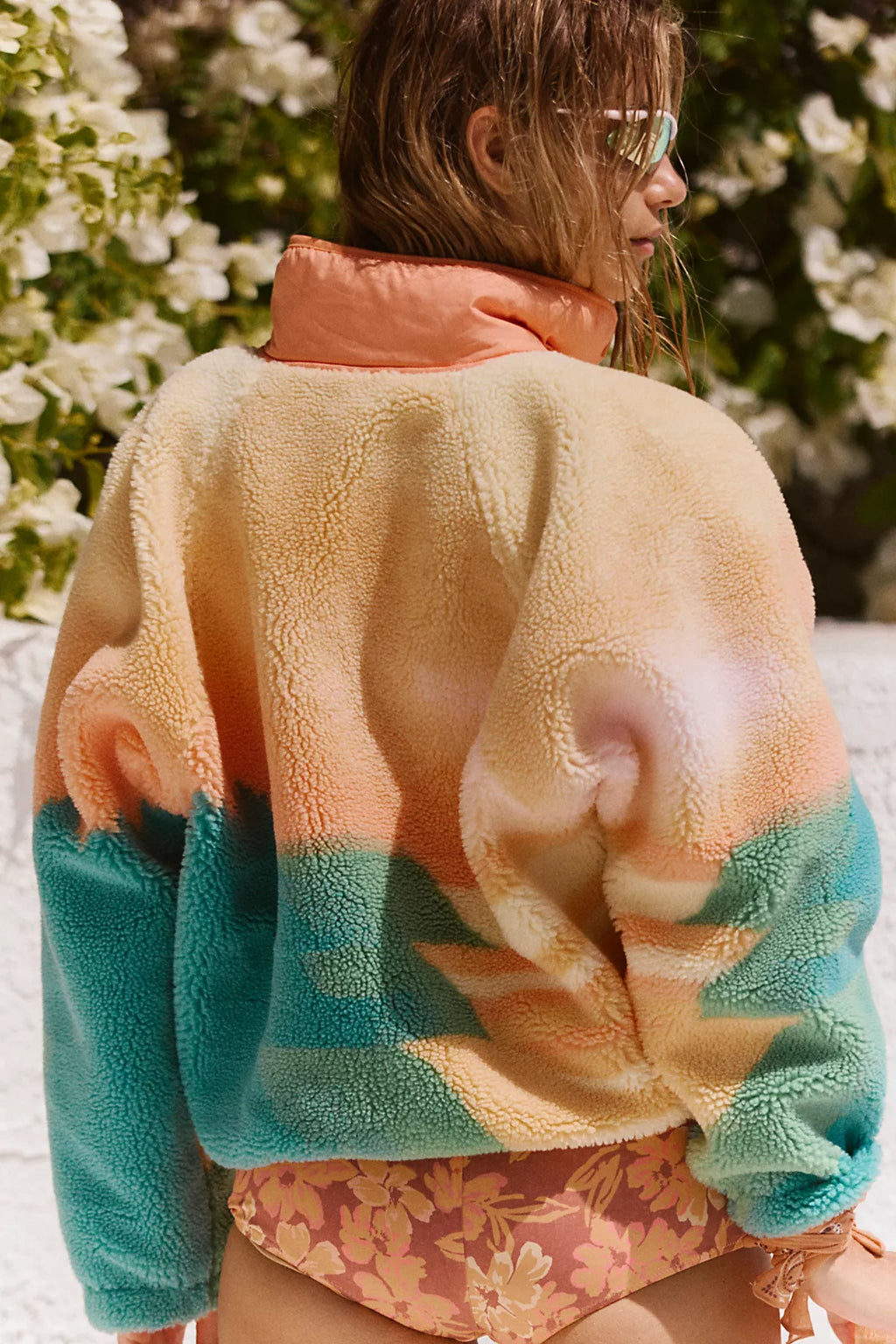 Hit The Slopes Printed Fleece Pullover