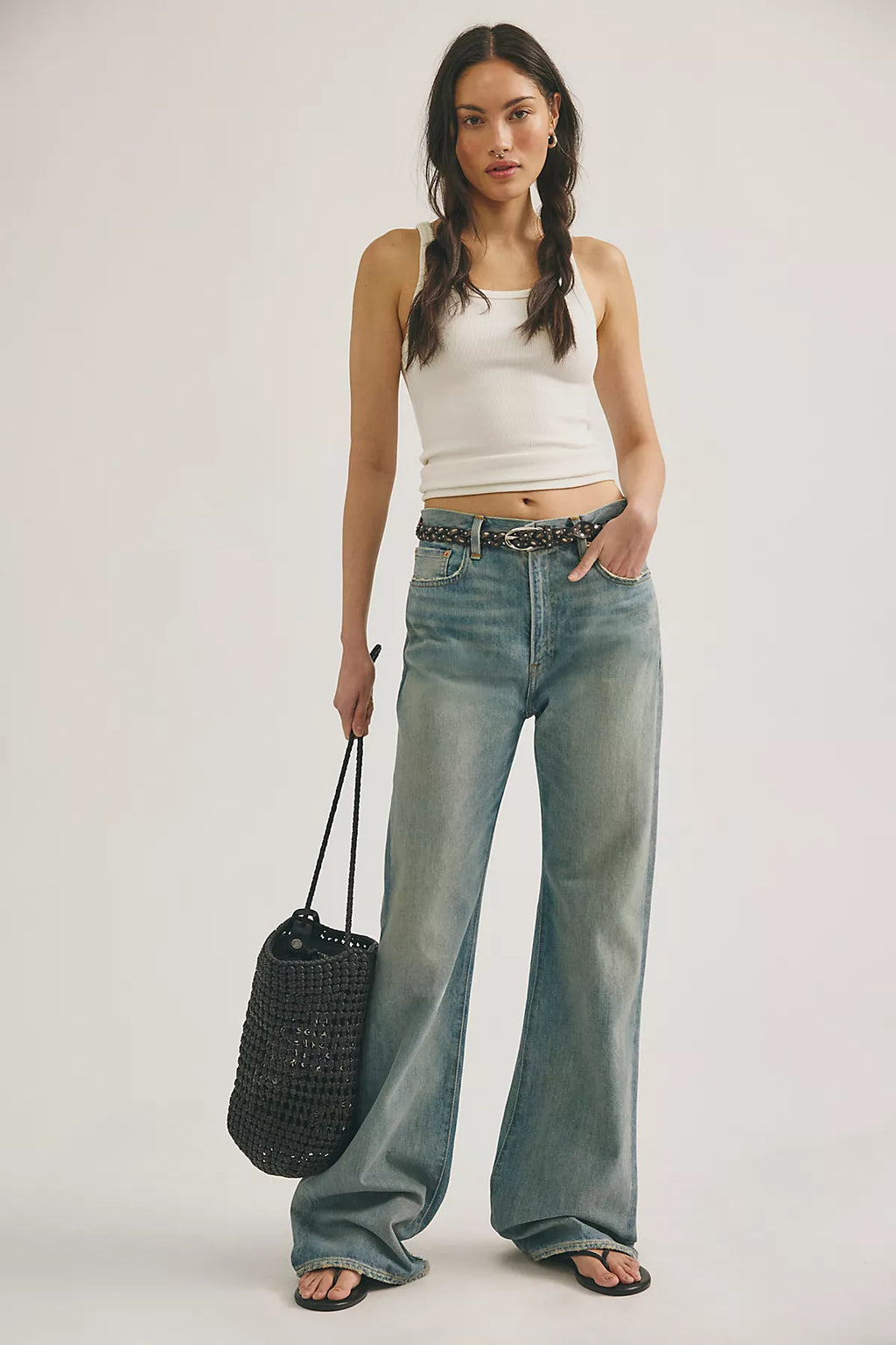 Denimist Dena Mid-Rise Flare Jeans